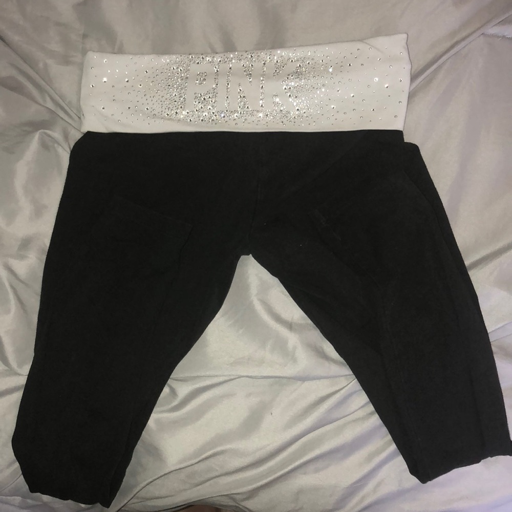 PINK black leggings